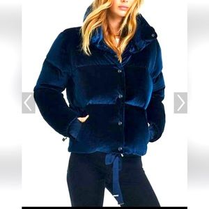 Sam. Sophia velvet puffer coat. Barely worn, in great condition!